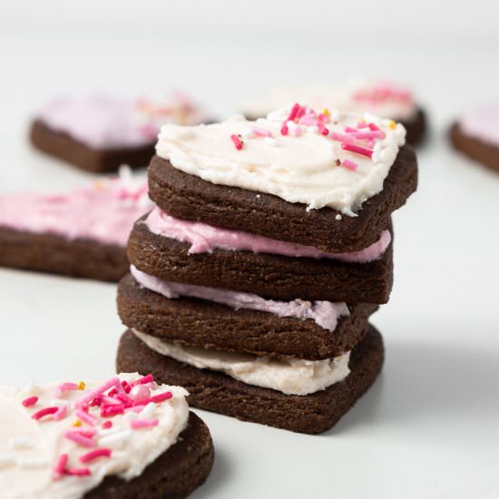 Vegan Chocolate Sugar Cookies