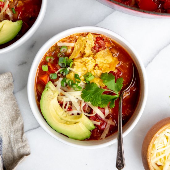 Best Vegetable Quinoa Chili