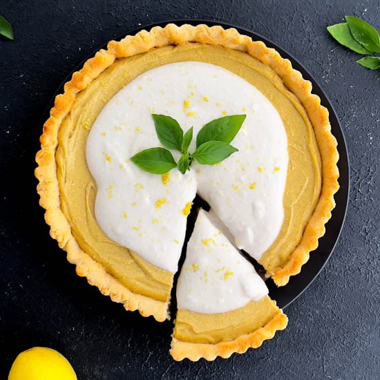 Lemon Pie (vegan, sugar-free, gf)