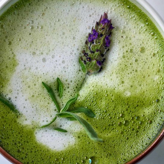 Matcha Lavender Latte