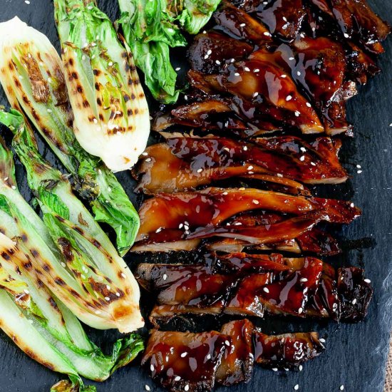 Teriyaki Oyster Mushroom Steak