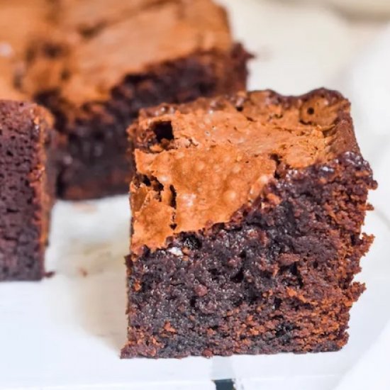 Crackle Top Brownies