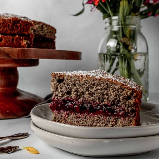 buckwheat jam cake