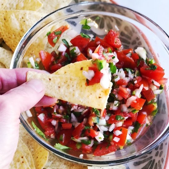 Homemade Pico de Gallo