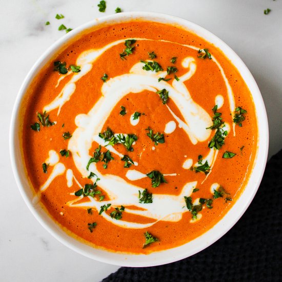 Spicy Roasted Tomato Soup