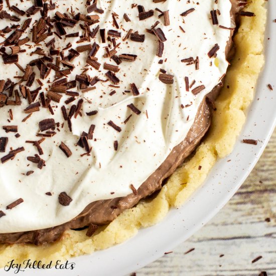 Keto Chocolate Pudding Pie