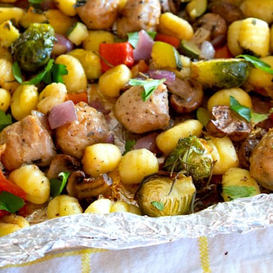 Sheet Pan Gnocchi Dinner