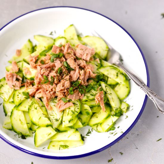 Tuna Cucumber Salad