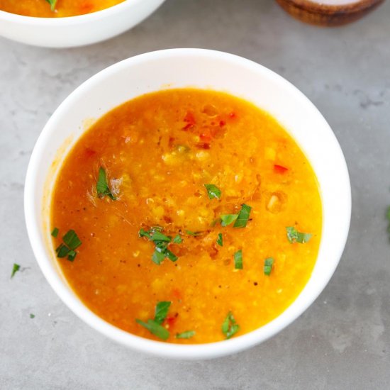 Instant Pot Red Lentil Soup