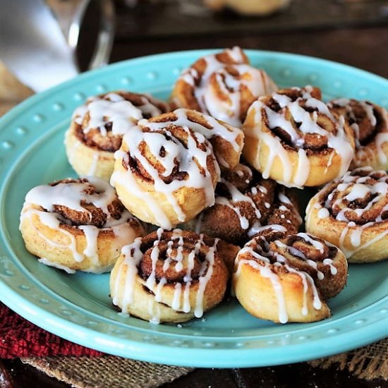 Crescent Cinnamon Roll Bites