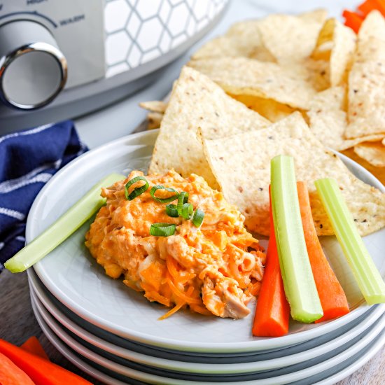 Crockpot Buffalo Chicken Dip