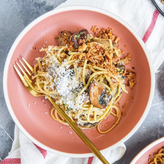 Creamy Mushroom Pasta