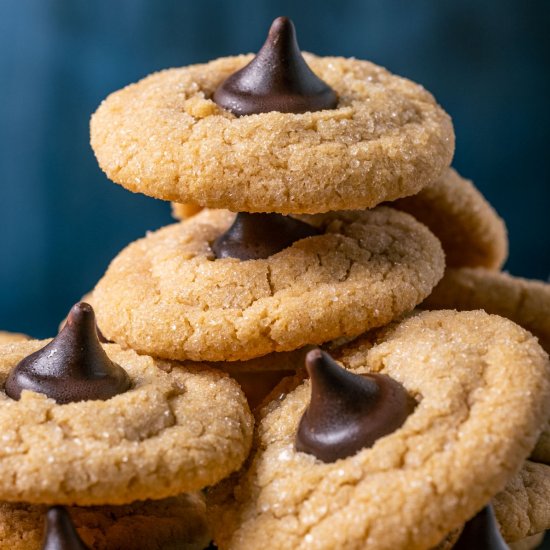 Vegan Peanut Butter Blossoms