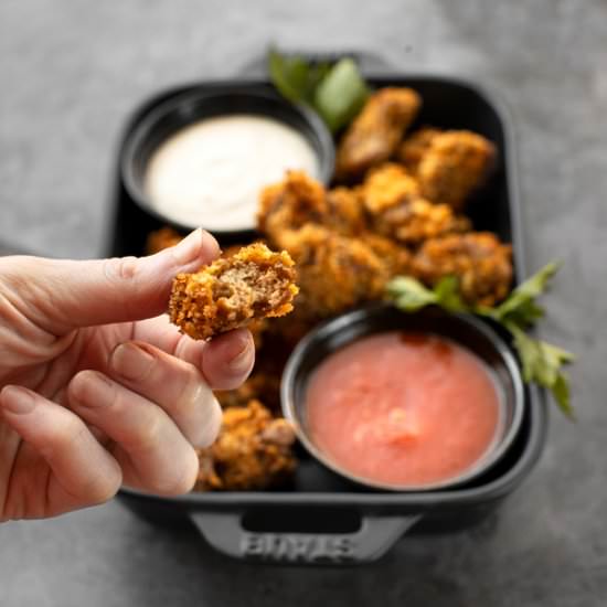 Crispy Meatless Air Fryer Nuggets