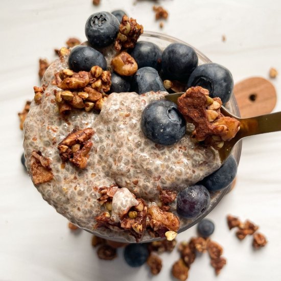 Chia and Flaxseed Pudding