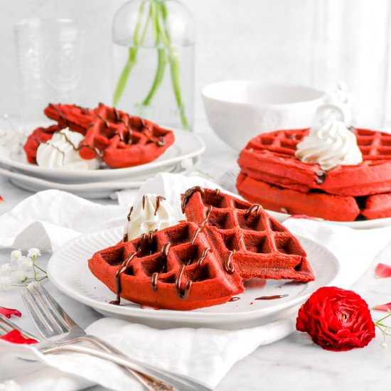 Red Velvet Waffles