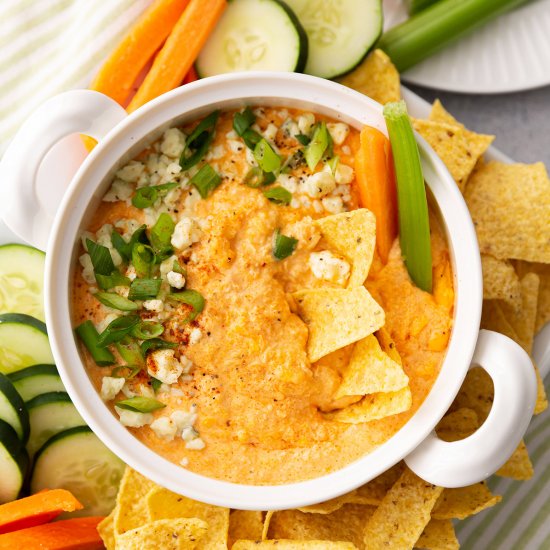 Healthy Buffalo Chicken Dip