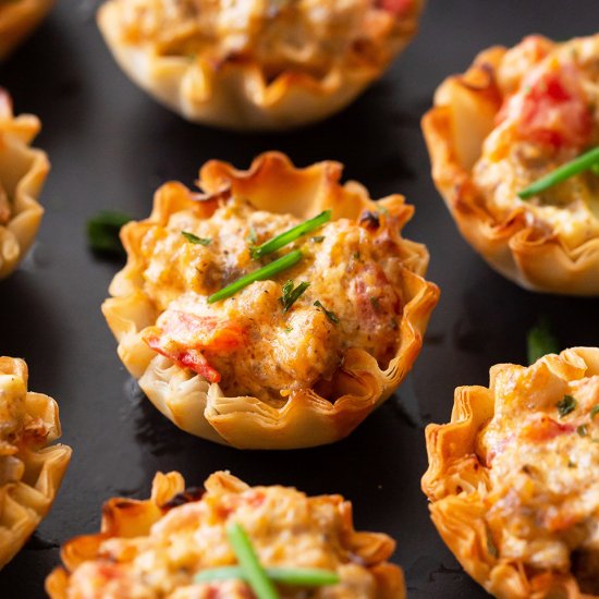 Sausage Phyllo Cups