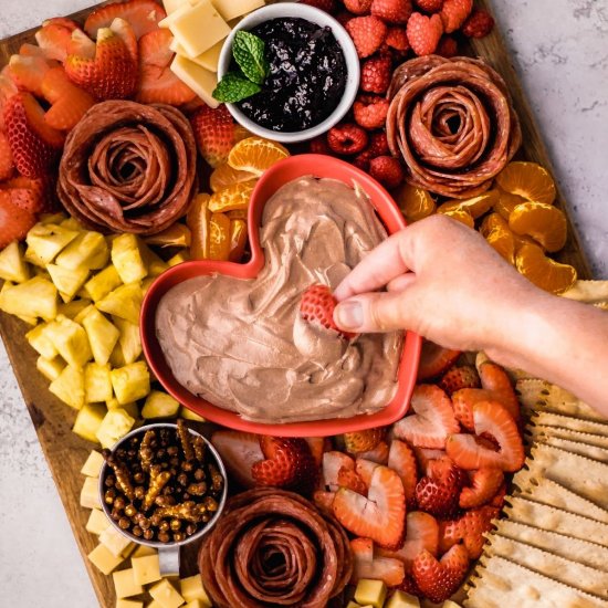 Valentine’s Day Charcuterie Board