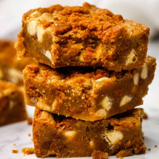 Biscoff Blondies