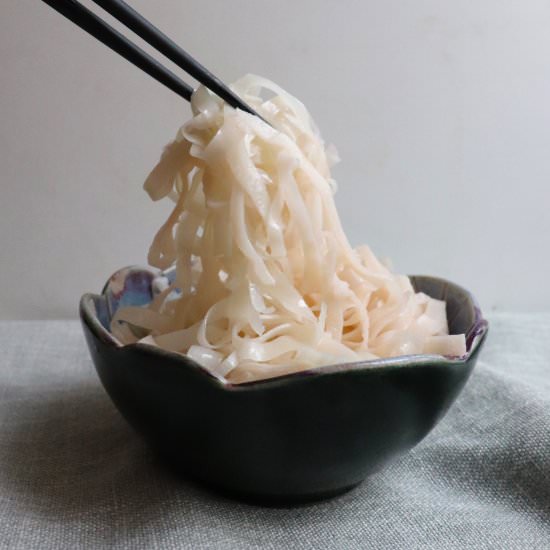 Homemade Microwave Rice Noodles