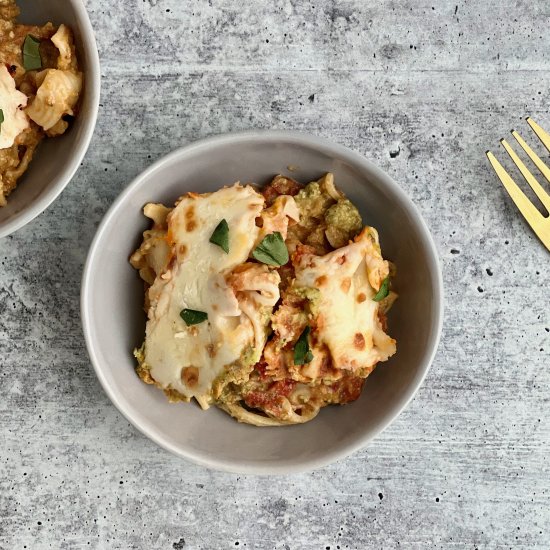 Easy Vegetarian Unstuffed Shells