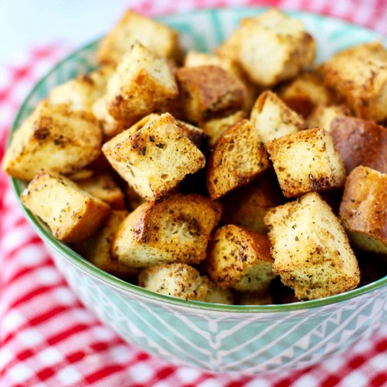 Air Fryer Croutons