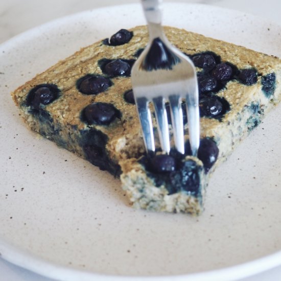 Blueberry Baked Oatmeal Meal Prep