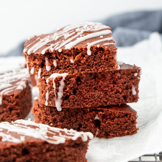 Vegan Red Velvet Brownies