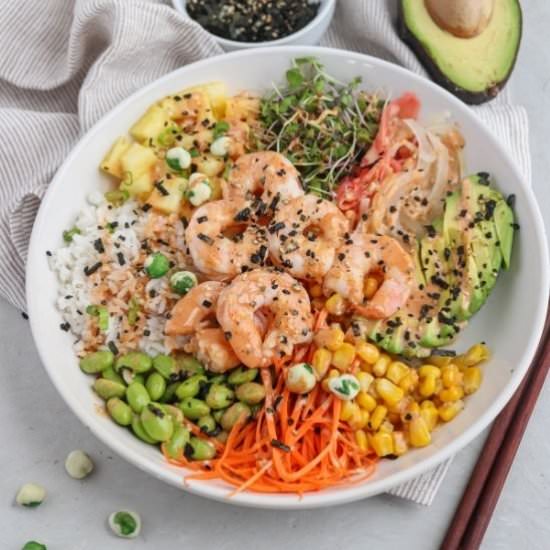 Shrimp Poke Bowl