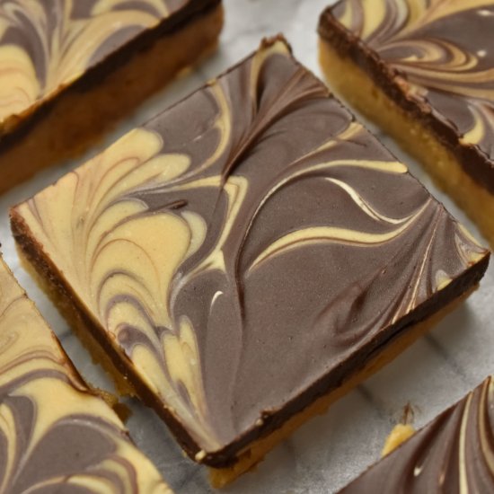 Fudgy Peanut Butter Slice