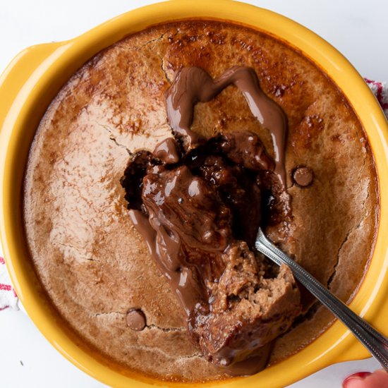 Nutella Blended Baked Oats