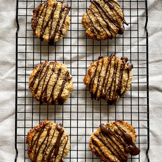 Banana & Coconut Biscuits