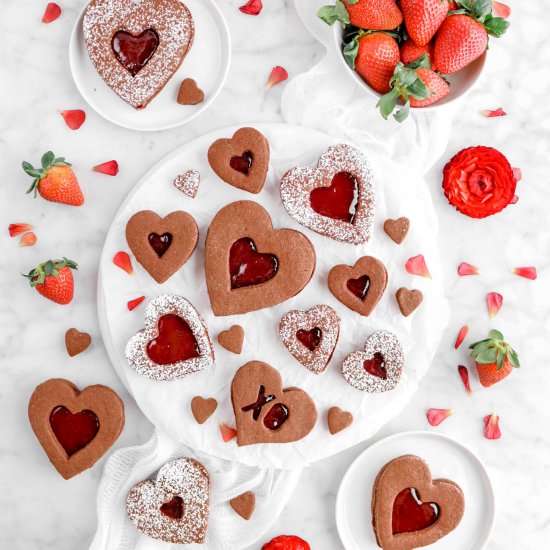 Chocolate and Strawberry Cookies