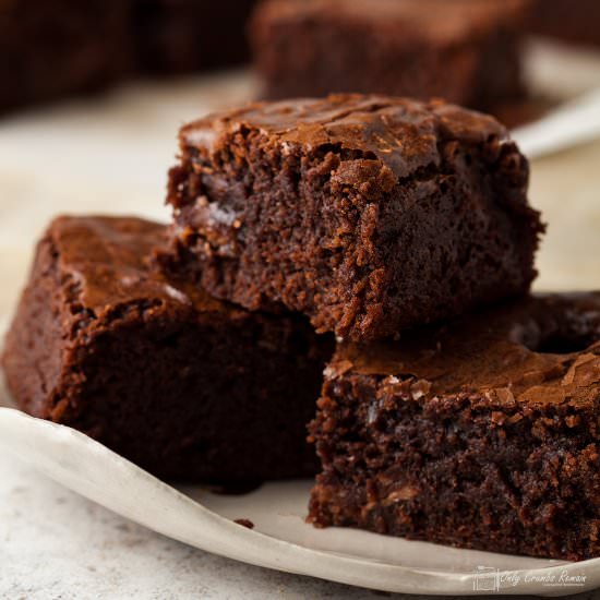 Rolo (chocolate caramel) brownies