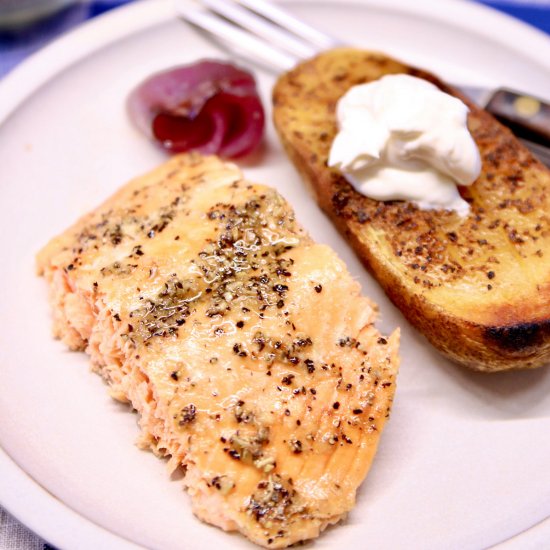 Grilled Honey Garlic Salmon