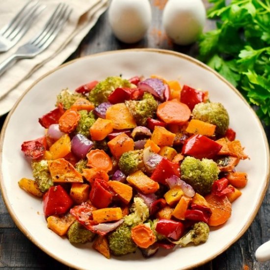 Roasted vegetables