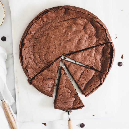 Baked Chocolate Mousse Cake