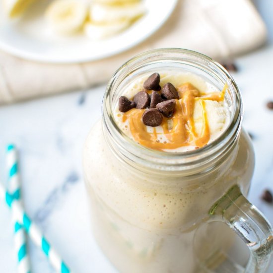 Peanut Butter Banana Kefir Smoothie