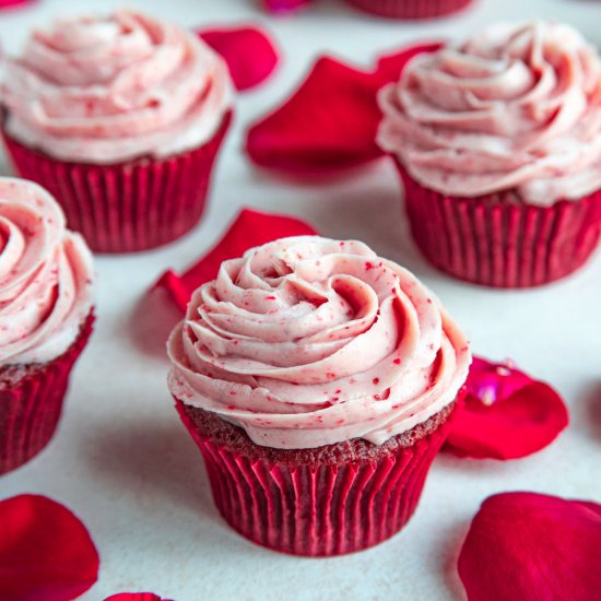 Easy Red Velvet Cupcakes