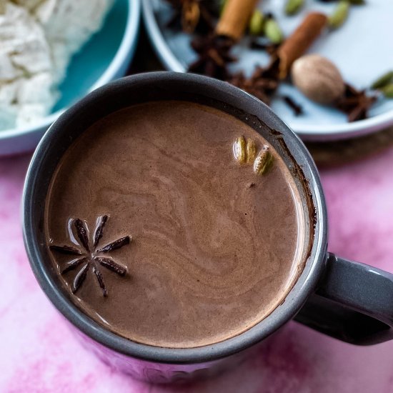 Masala Spiced Hot Chocolate