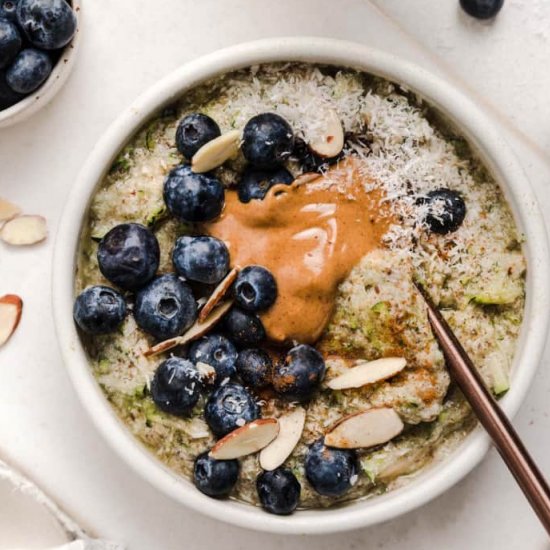 Oatless Zucchini Oatmeal