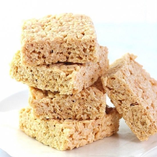 brown butter rice crispy treats