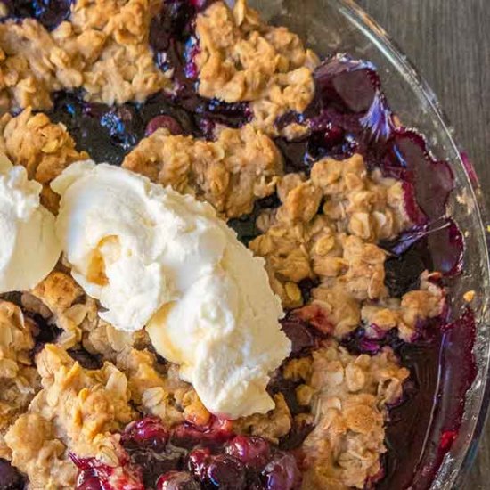 Gluten-Free Blueberry Crumble