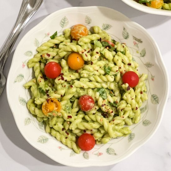 Creamy Vegan Avocado Pasta