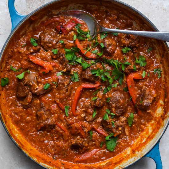 Spanish Lamb Neck Stew