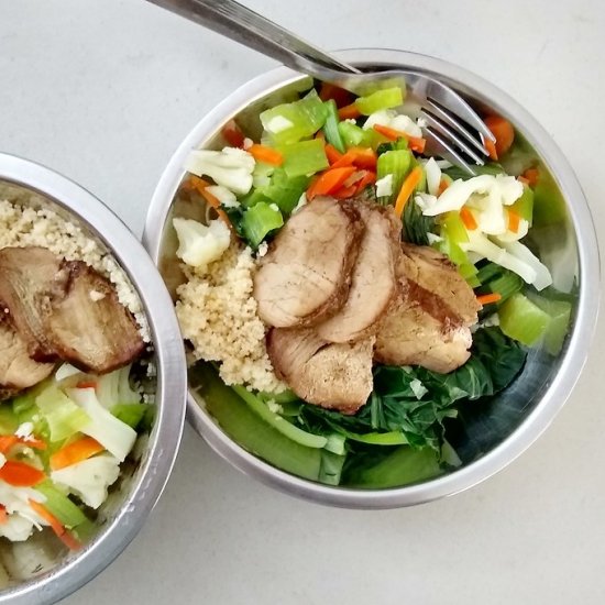 Dry-Rub Pork Protein Bowl