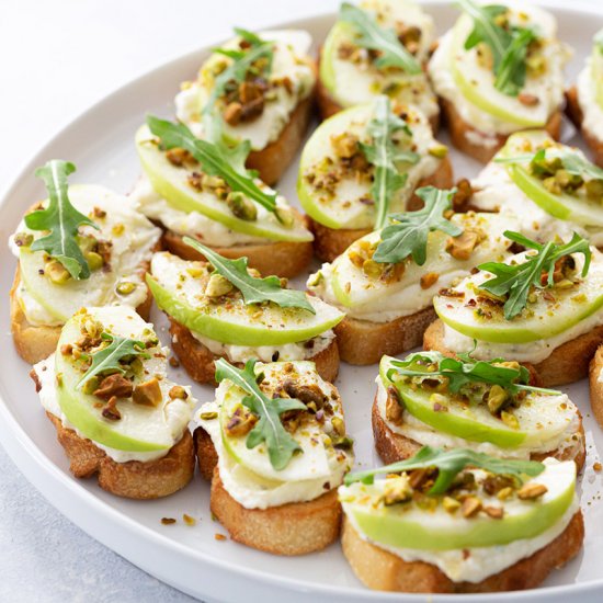 Whipped Ricotta Crostini