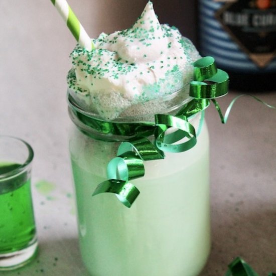 Irish Whiskey Shamrock Shake