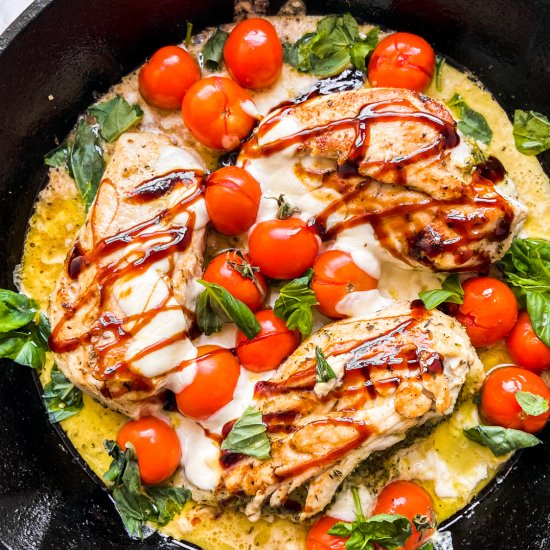 Baked Caprese Chicken